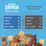 Catalina Crunch Mix Creamy Ranch Keto Snack Mix | Keto Friendly, Low Carb, Protein Snacks, 6Oz (Pack Of 3)