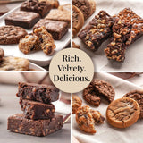 Broadway Basketeers Cookies Gift Baskets for Delivery Fresh Baked Gourmet Cookies and Brownies, Individually Wrapped Edible Care Package for Mom
