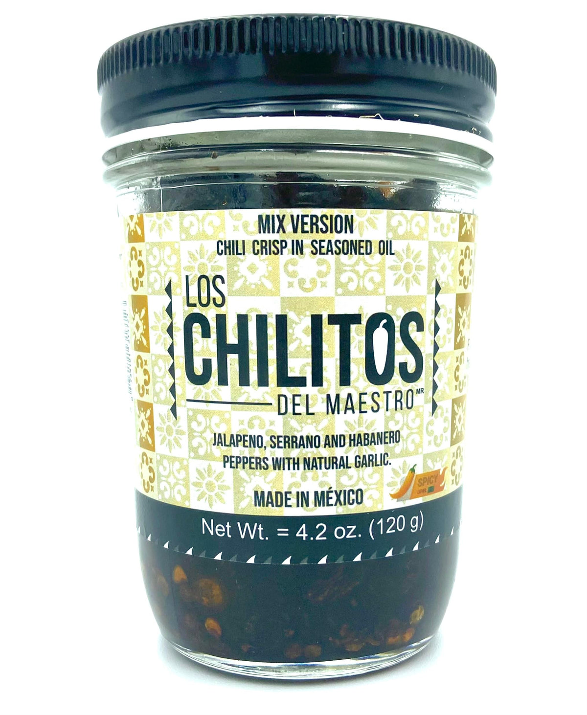 LOS CHILITOS DEL MAESTRO Mix Version Chili Crisp, 4.2 oz