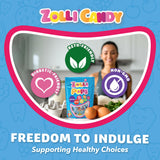 Zollipops Clean Teeth Lollipops, Anti Cavity with Xylitol, Sugar Free Candy for a Healthy Smile Great for Kids, Diabetics and Keto Diet, Natural Fruit