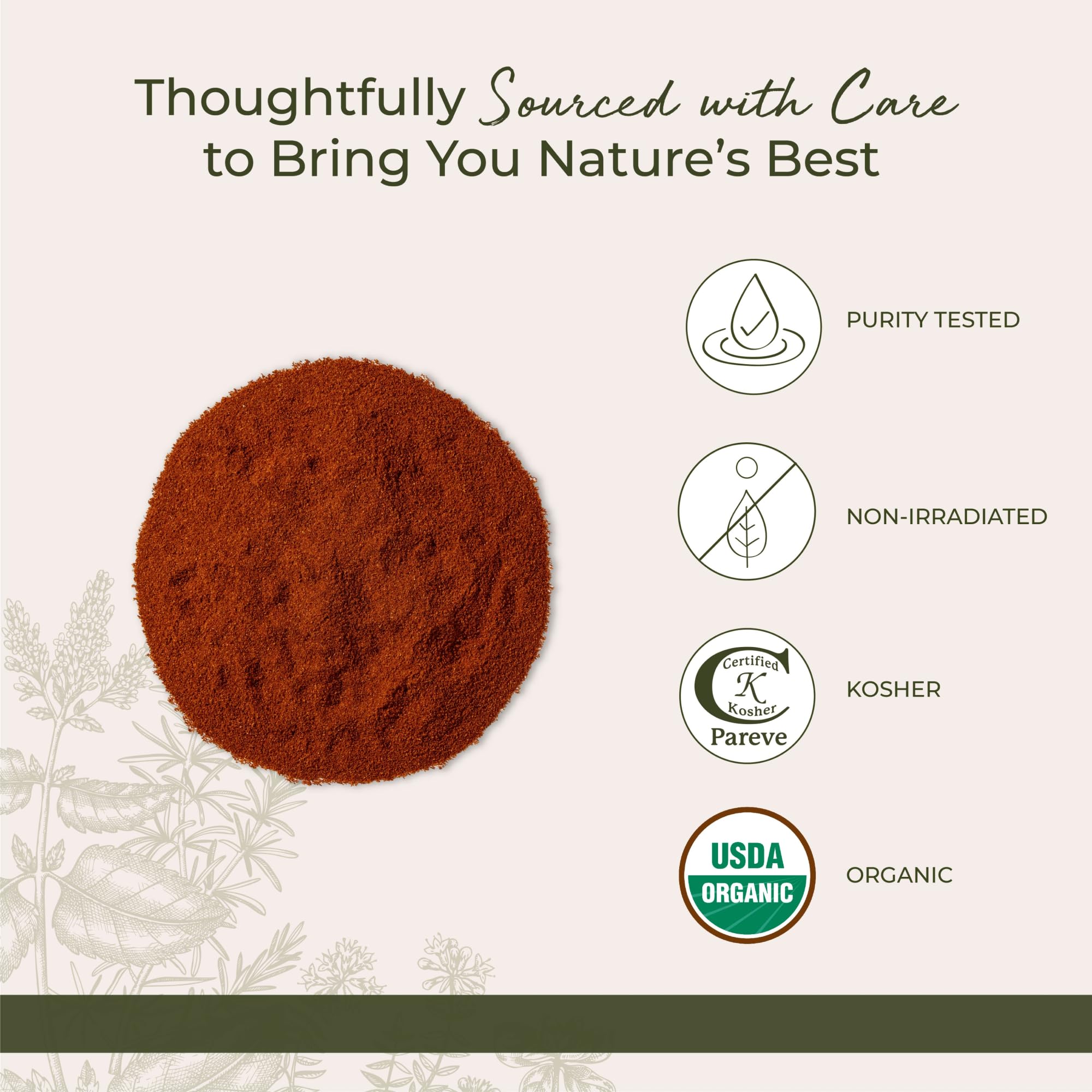 Starwest Botanicals Paprika Powder Organic - Dried Seasoning Spice for Cooking, Use for Chili, Potato Salad, Curry, Sauces, & More, Sweet & Smoky