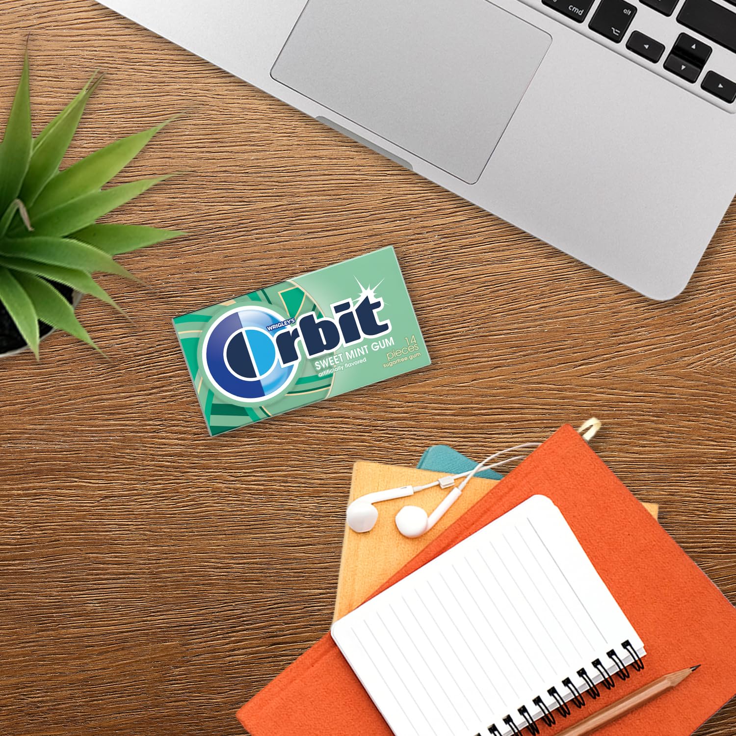 ORBIT Sweet Mint Sugar Free Individually Wrapped Chewing Gum Mint Bulk Box , 12 Packs of 14-Pieces (168 Total Pieces)