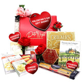 Gift Basket Village Date Night Gift Box - Gourmet Pasta, Cheese, Crackers, Cookies, Roca and More, Ideal Valentine's Day Gift or Anniversary Surprise