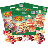 Holiday Favorites Assorted Flavor Jelly Beans, Egg Nog, Hot Chocolate, Cranberry Sauce, Candy Cane and Pumpkin Pie, Shareable Bagged Candies