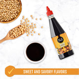 Best Of Thailand Hoisin Sauce | Real Authentic Asian Brewed Sauces for Cooking & Meal Dressings | No MSG, Certified Kosher & Fat-Free | 2 Pack - Each