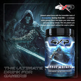 4XP Gravewalker White Gummy Gaming Energy Drink Mix| Low-Caffeine Nootropic Powder with B Vitamins & White Gummy Flavor for Gamers | 50-Serving
