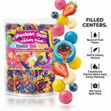 Mexican Bubble Gum Variety Pack, 150 Pcs. Authentic Bubblegum Fruit Flavors, Banana, Strawberry, and Blueberry, by Don Turinos