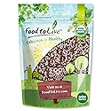 Food to Live Organic Raw White and Red Quinoa Blend, 1.5 Pounds - Whole, Nutritious, High in Protein and Fiber, Perfect for Salads and Smoothies, Non-GMO, Vegan, Kosher, Bulk