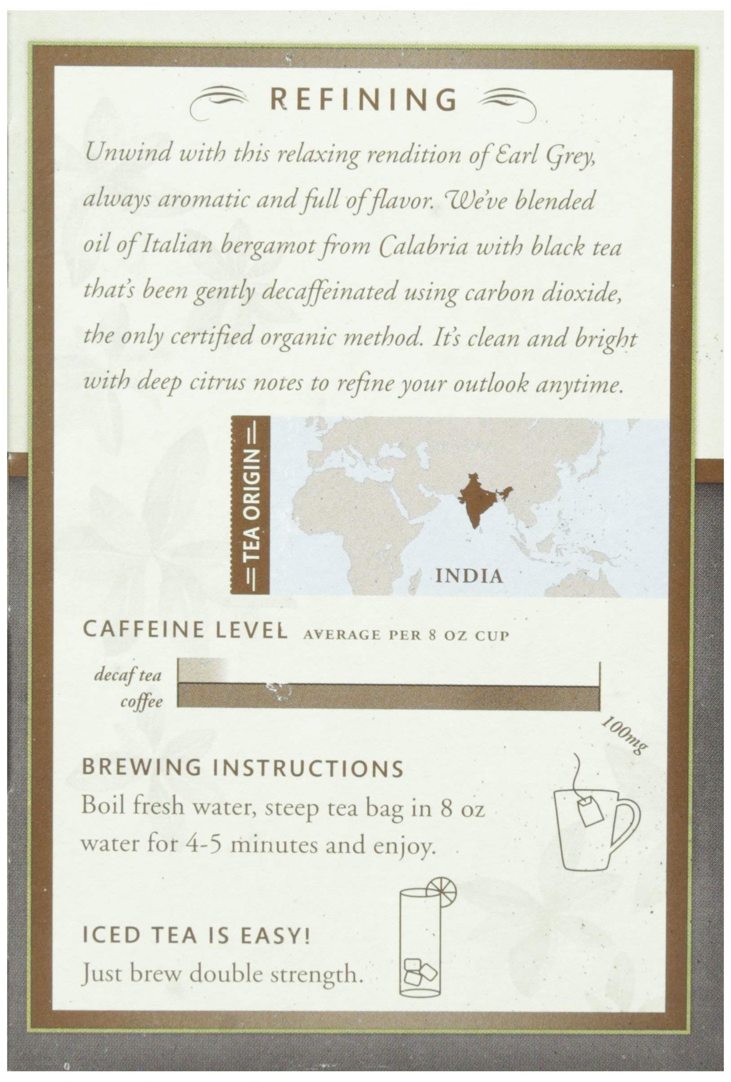 Choice Organic, Decaf Earl Grey, 16 ct