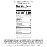 Appleways Simply Wholesome Oatmeal Bars, Apple, 1.2 oz, 216 count