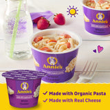 Annie's Organic White Cheddar Macaroni and Cheese, Microwavable Cup, 2.01 oz
