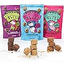 Unicorn Bites Mini Soft Baked Cookies (Variety 3-Pack) - Healthy Low Sugar Snacks for Kids, Naturally Sweetened with Dates - Moist, Dense, Chewy