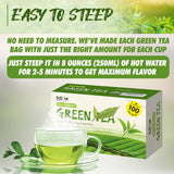 Fusion Select Organic Green Tea - Fresh Drink with Mild & Bright Flavor - Easy to Brew - Relaxing Tea Beverages with Antioxidant Support - 100