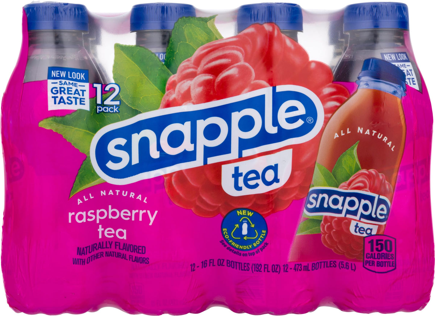 Snapple, Raspberry Tea, 16 Fl Oz, 12 Pack