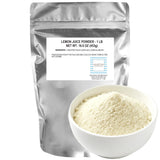 Lemon Juice Powder, 1 Pound Resealable Bag, Hampton Distribution