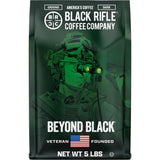 Black Rifle Coffee Company Beyond Black, 5 lb Bag, Ground Coffee Dark Roast - Roasted Blend Made from Arabica Beans - Colombian & Brazilian Beans