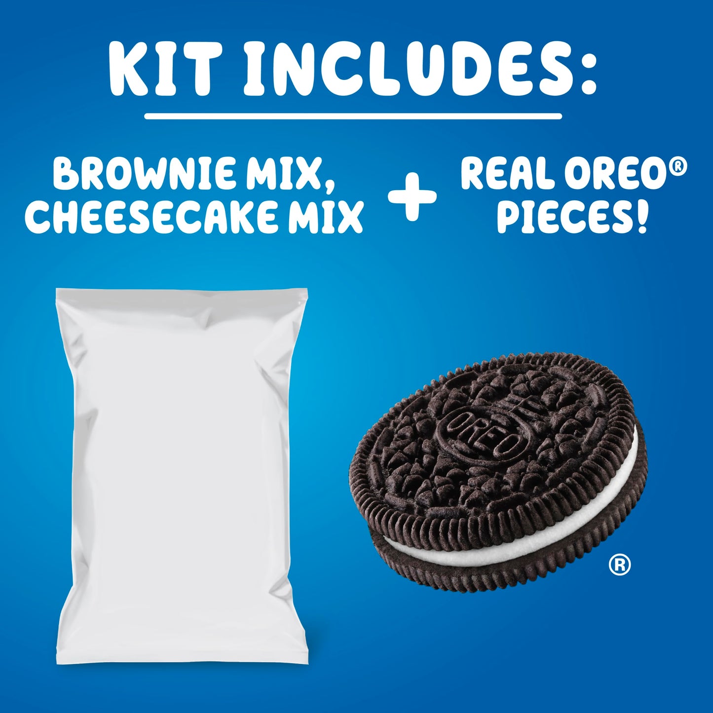 Betty Exclusives OREO Baked Cheesecake Mix, Includes Real OREO Cookie Pieces, 8.9 oz