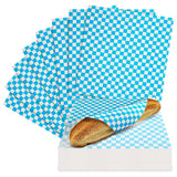 Culiware Deli Paper Sheets, 12x12 inch, 1000pcs - Classic Checkered Wax Sheet, Precut Food Basket Liners, Grease-Resistant Wrapping Paper for Sandwich