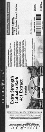 Extra Strength Catuaba Bark 4:1 Extract Powder (4 oz, ZIN: 511096)