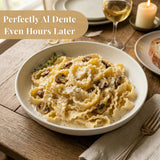 Granoro Dedicato Mafaldine No.5, Authentic Italian Pasta, 100% Made from Puglia Durum Wheat Semolina, Rougher Texture For Maximum Sauce Retention, 1.1