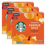Starbucks Limited Edition Flavored Coffee K-Cups, Pumpkin Spice, Keurig Genuine K-Cup Pods, Made without Artificial Flavors, 32 CT K-Cup Pods/Pack