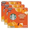 Starbucks Limited Edition Flavored Coffee K-Cups, Pumpkin Spice, Keurig Genuine K-Cup Pods, Made without Artificial Flavors, 32 CT K-Cup Pods/Pack