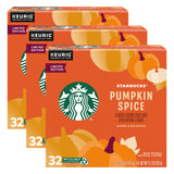 Starbucks Limited Edition Flavored Coffee K-Cups, Pumpkin Spice, Keurig Genuine K-Cup Pods, Made without Artificial Flavors, 32 CT K-Cup Pods/Pack