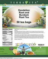 Dandelion Root and Burdock Root Tea (50 tea bags, ZIN: 427517)