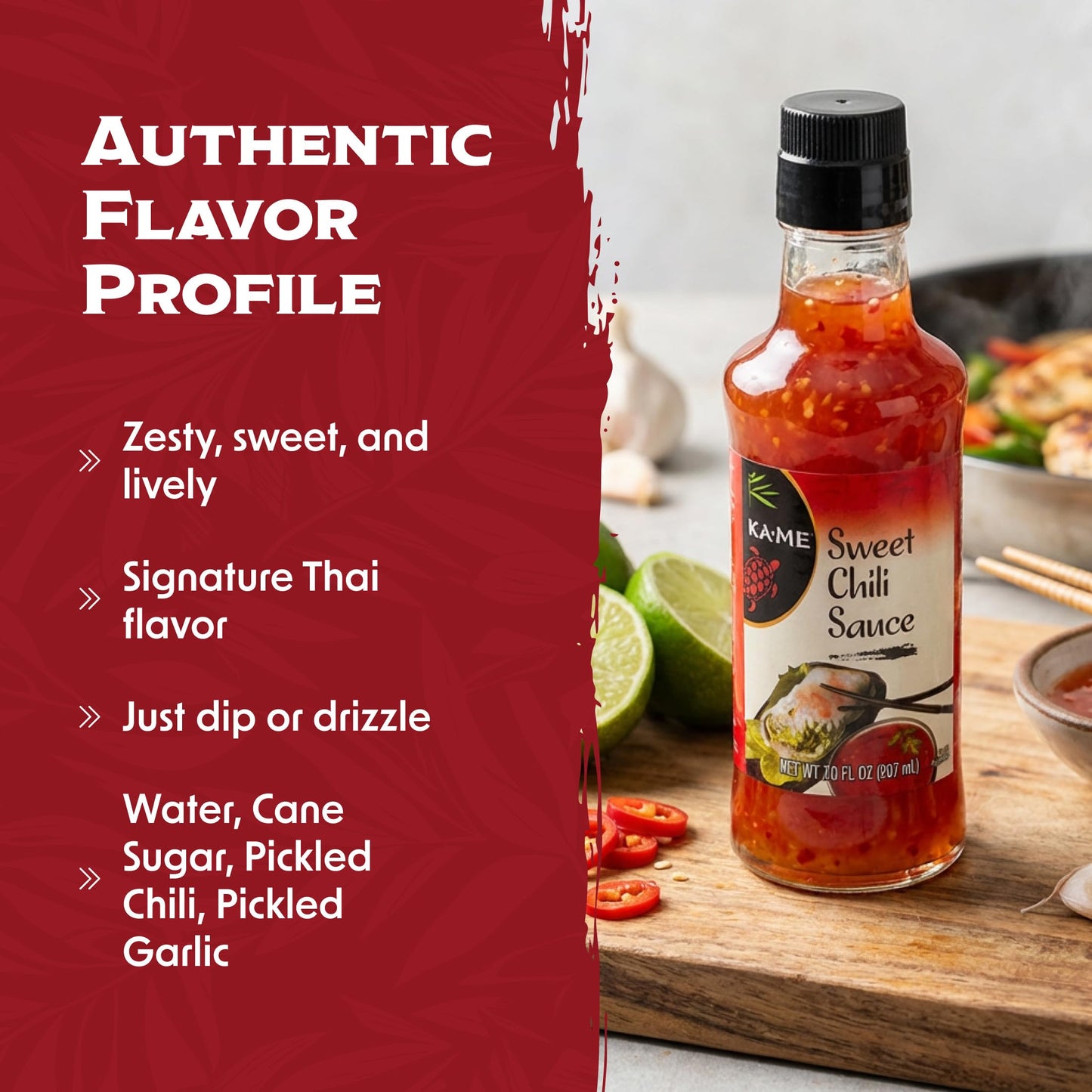 Ka Me Sauce Sweet Chili, 7 oz