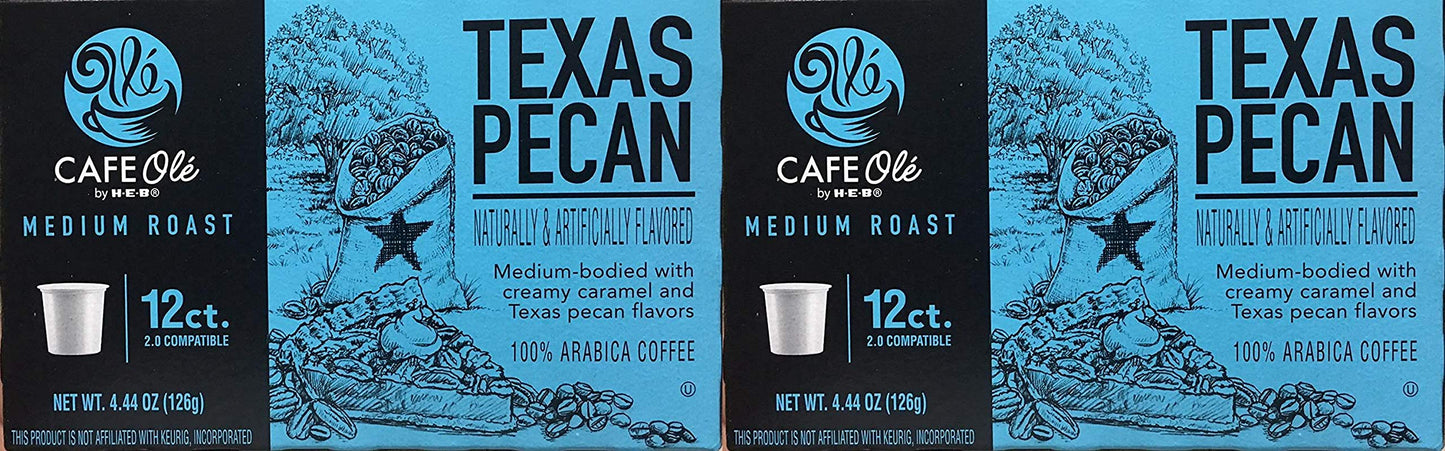 H.E.B. Texas Pecan 12 Count ONE BOX Pack of 2