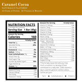 Nutmeg State Nutrition High Protein Snack and Meal Replacement Bar/Diet Bars - Caramel Cocoa (7ct) - Trans Fat Free, Aspartame Free, Kosher, High