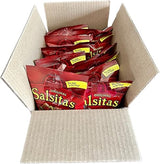 El Sabroso Salsitas Spicy Salsa Round Tortilla Chips, 1.5oz Bags (Pack of 12, Total of 18 Oz)