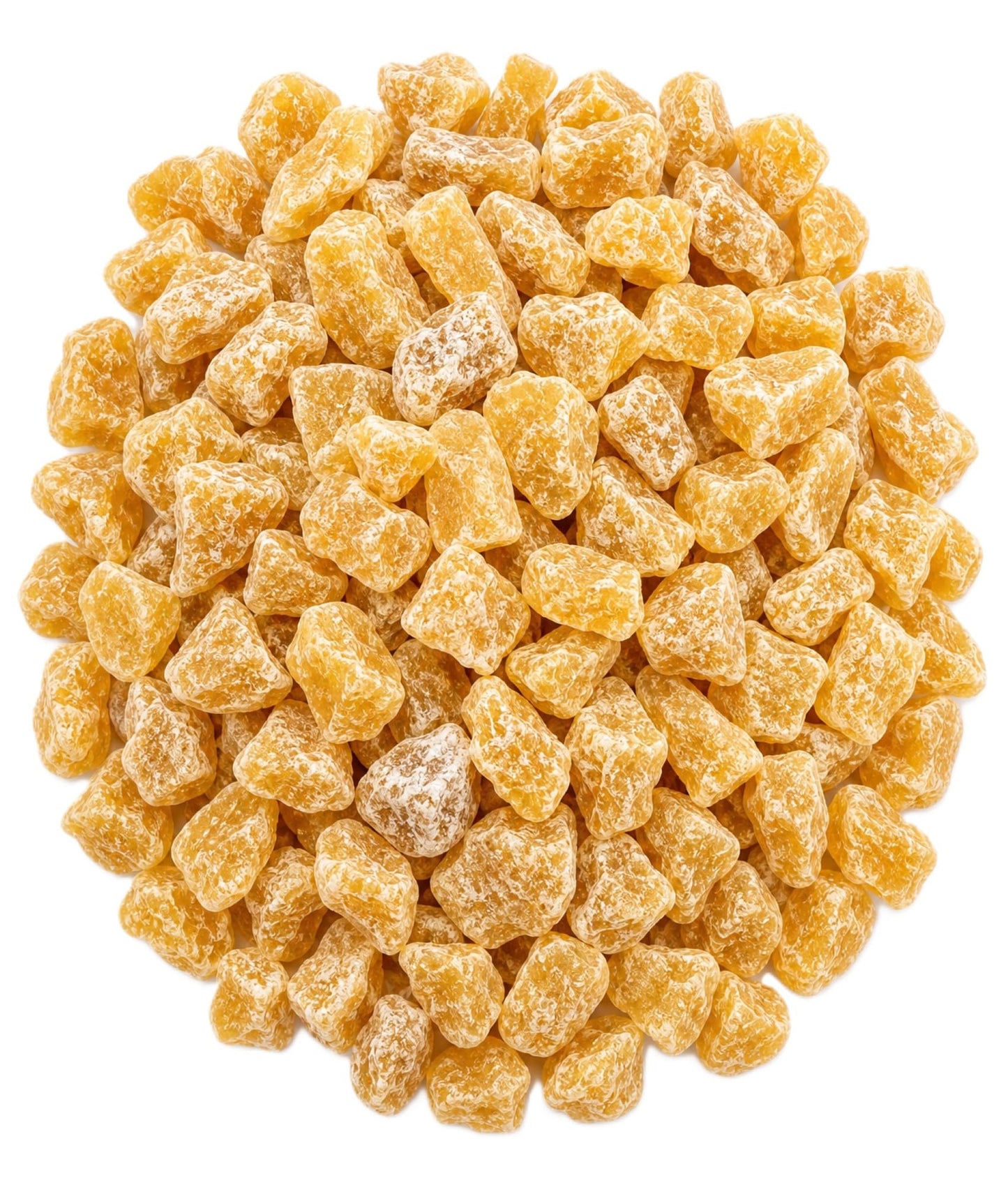Dried Ginger Chunks - 1.5 lb Bulk Bag of Spicy Sweet Ginger Pieces for Snacking, Baking, Tea, Trail Mix