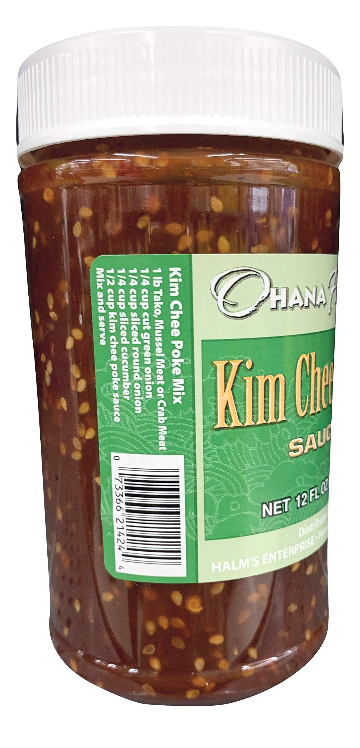 Ohana Flavors Hawaiian Poke Sauce (Kim Chee, 12 Fluid Ounce)