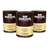 Don Francisco's Premium Vanilla Nut Ground Flavored Coffee: Rich, Aromatic 100% Arabica Beans - Family Crafted for a Delightful Morning Brew (3 x 12