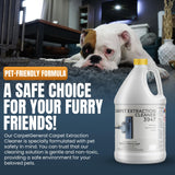 CarpetGeneral Carpet Extraction Cleaner - Water-Based Professional Deep Clean Carpet Cleaner Solution for Machine - Heavy Duty Stain Remover