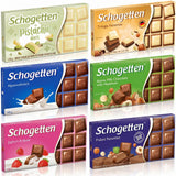 Schogetten Assortment of German Chocolates 6 Variety Pack, 100gram Each
