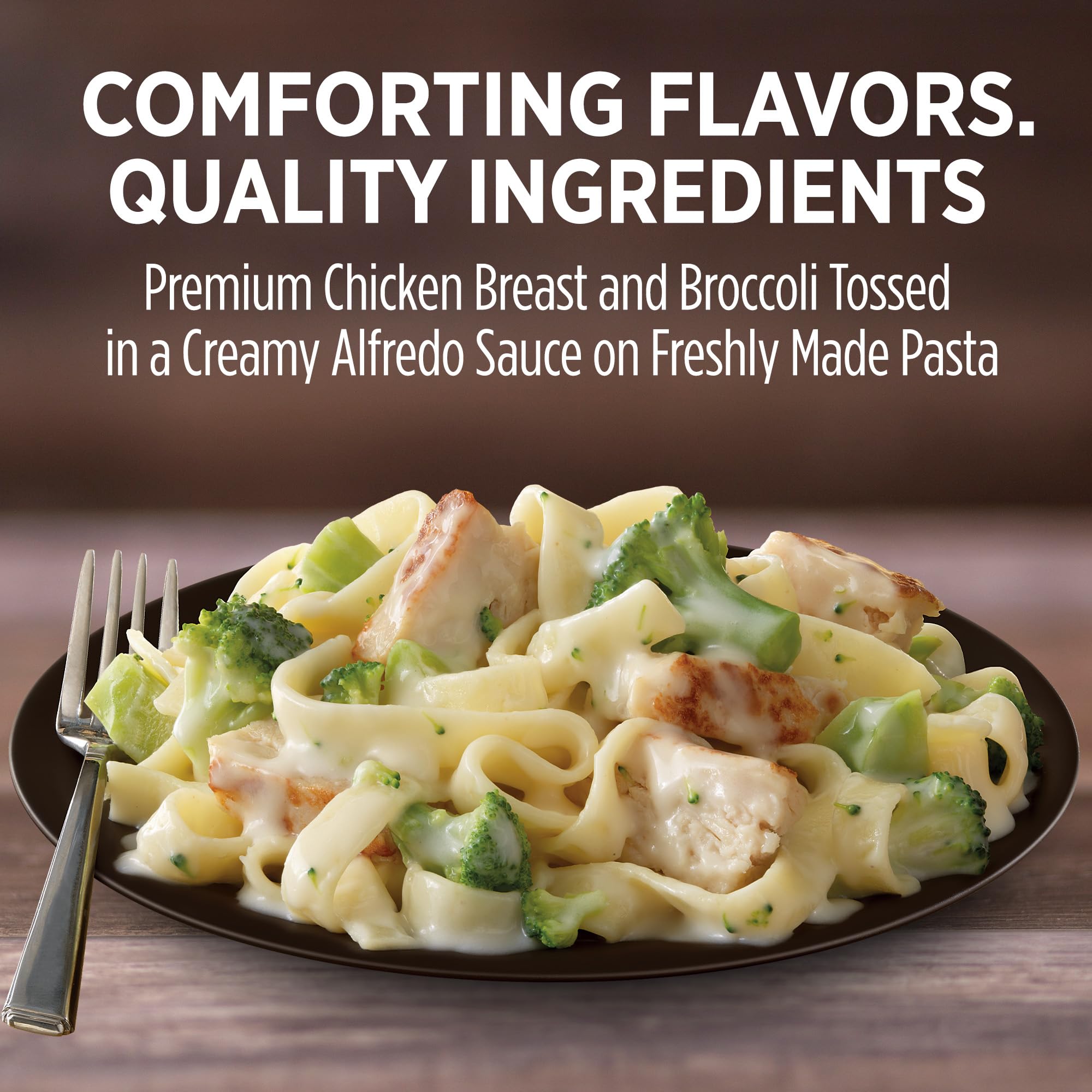 Marie Callender's Frozen Dinner, Fettuccini with Chicken & Broccoli, 13 Ounce