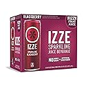 IZZE Sparkling Juice Beverage Blend, Blackberry, No Sugar Added, 8.4 FL OZ, 6 Cans