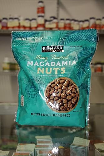 Kirkland Signature Honey Roasted Macadamia Nuts, 24 Ounce, 1.5 Pound (Pack of 1)
