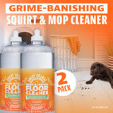 ANGRY ORANGE Hardwood Floor Cleaner - No-Rinse, Pet-Safe, Residue Free Multi-surface Cleaning Solution for Pet Urine, Grime & Everyday Dirt - Made in