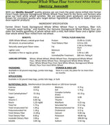 PRIDE OF THE PRAIRIE 5 LB Midwest Stoneground Wheat Made by Farmer Direct (Hard Red Winter Wheat Flour)