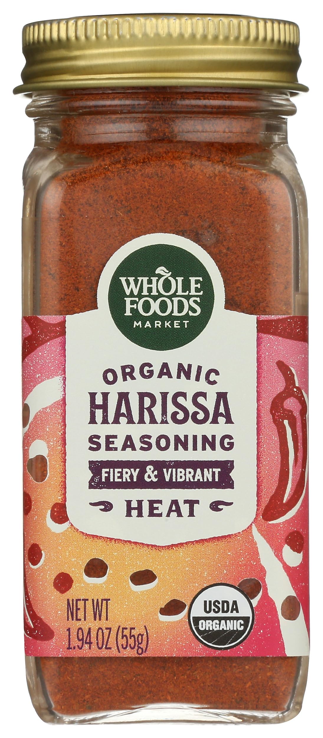Whole Foods Market, Organic Harissa Seasoning, 1.94 Ounce