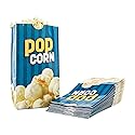 Snappy Popcorn Flat Bottom Theater Popcorn Bags, 85 Ounce, 100 Count