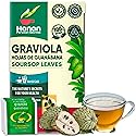 Hanan Soursop Leaf Tea Bags - 100% Natural Hojas de Guanabana Leaves - Graviola Tea, Hand-Selected Soursop Leaves for Digestive Support & Calming