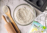 Food to Live Unbleached White Fine Pastry Flour, 1 Pound - Stone Ground from Soft White Whole Wheat Berries, Finely Milled and Sifted, Unbromated