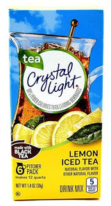 Crystal Light Lemon Iced Tea Drink Mix, 12-Quart Canister (Pack of 13)