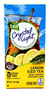 Crystal Light Lemon Iced Tea Drink Mix, 12-Quart Canister (Pack of 13)