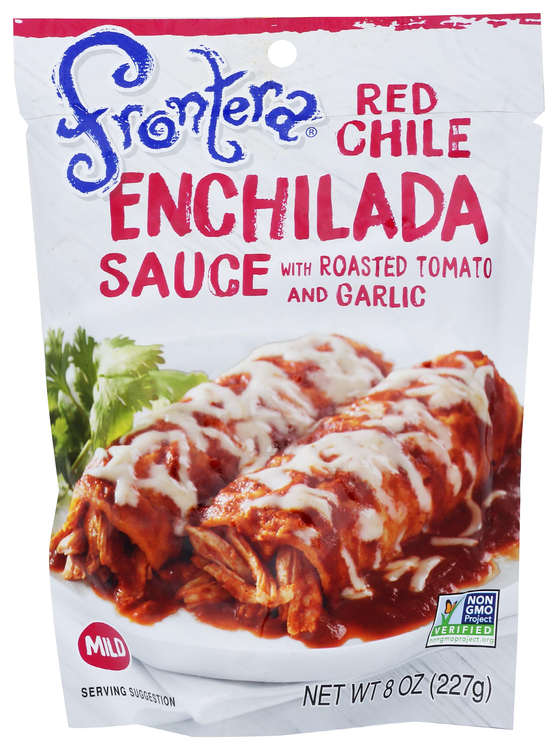 Frontera Red Chile Mild Enchilada Sauce with Roasted Tomato and Garlic, 8 oz.