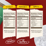 Momofuku Seasoned Salt Variety Pack by David Chang, 3 Pack, Umami Seasoning for Meat, Fish, & Vegetables, Chef Made for Cooking, Extra Umami